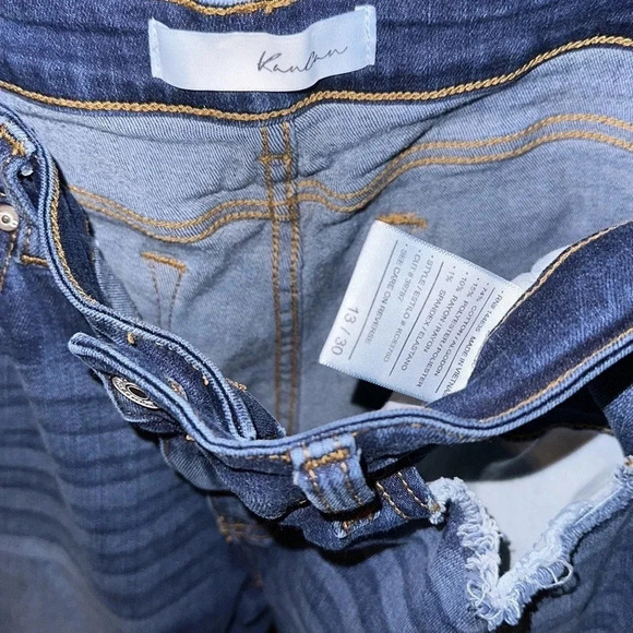 KanCan Dark Wash Skinny Jeans Size 13/30 - Picture 7 of 7